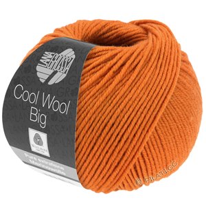 Lana Grossa COOL WOOL Big  Uni/Melange | 0970-orange rouge