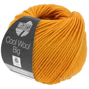 Lana Grossa COOL WOOL Big  Uni/Melange | 0974-orange jaune