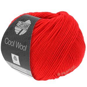 Lana Grossa COOL WOOL   Uni | 0417-rouge lumineux