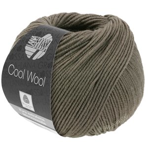 Lana Grossa COOL WOOL   Uni | 0558-brun gris