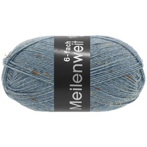 Lana Grossa MEILENWEIT 6-FACH 150g Mouliné/Print/Tweed | 9227-bleu jean chiné