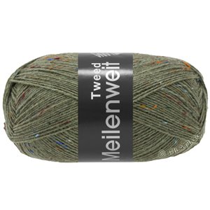 Lana Grossa MEILENWEIT 100g Tweed | 155-gris vert