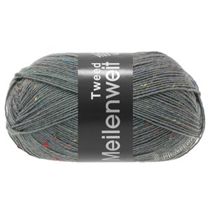 Lana Grossa MEILENWEIT 100g Tweed | 160-gris foncé
