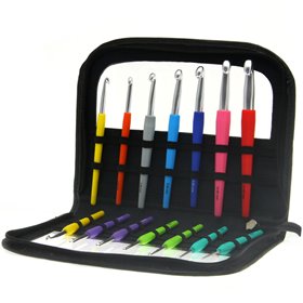 Lana Grossa  Ensemble des aiguilles à crochet avec poignée souple Design Color